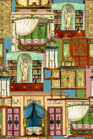 欧式印花华亿平台图片