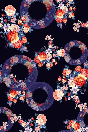 花朵印花华亿平台图片