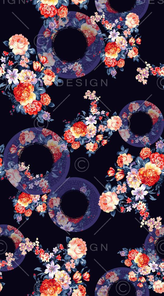 花朵印花华亿平台图片