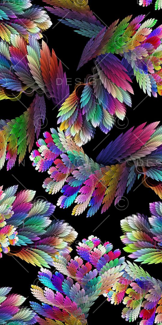 多彩抽象印花华亿平台图片