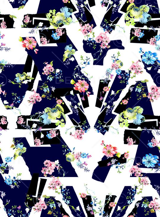 抽象印花华亿平台图片