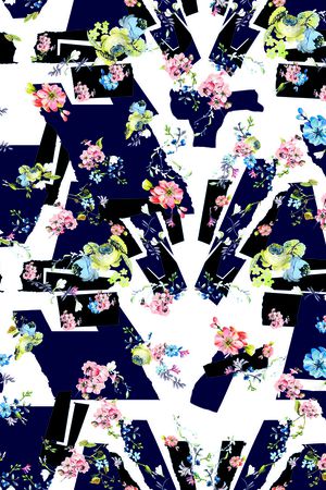 抽象印花华亿平台图片