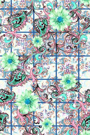 欧式大牌印花华亿平台图片