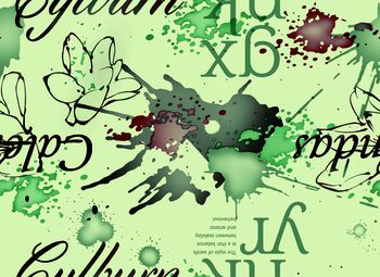 欧式  唯美 清新印花华亿平台图片