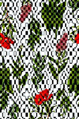 几何印花华亿平台图片