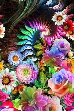 抽象印花华亿平台图片