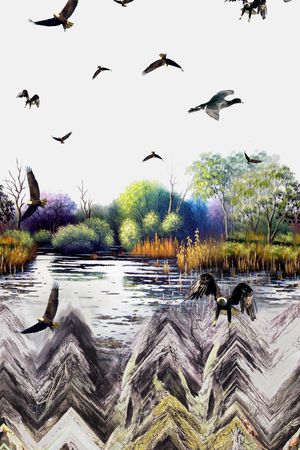 长方丝巾印花华亿平台图片