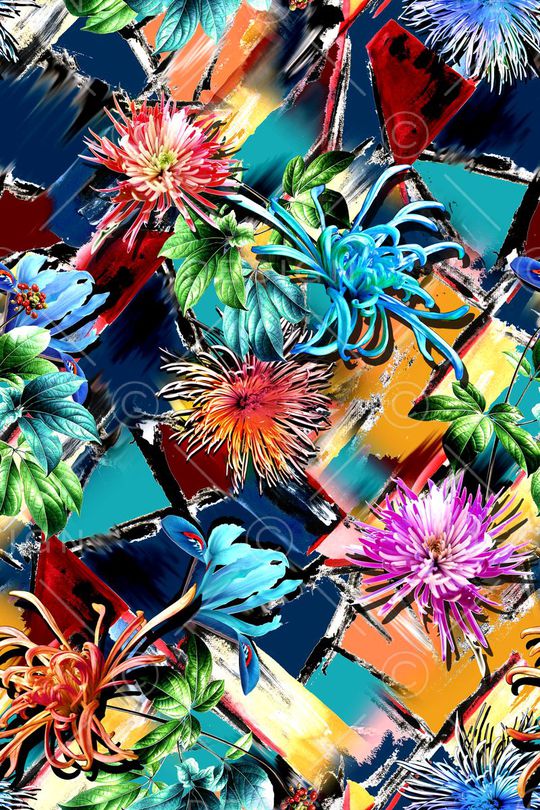 时尚印花华亿平台图片