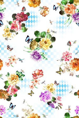 小清新印花华亿平台图片