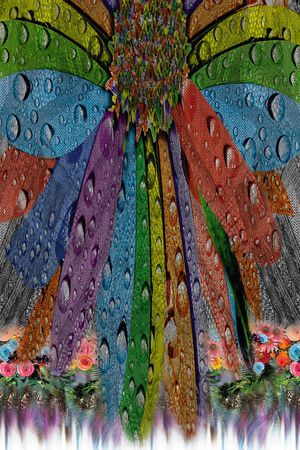 抽象印花华亿平台图片