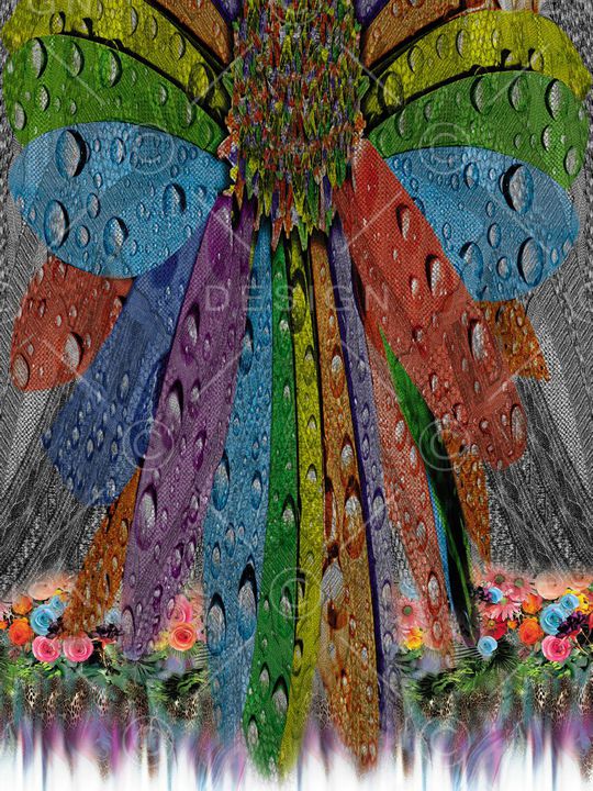 抽象印花华亿平台图片