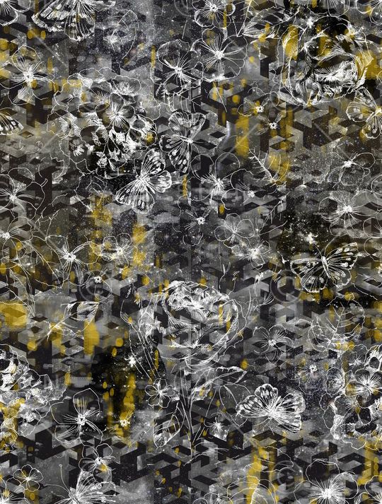 抽象印花华亿平台图片