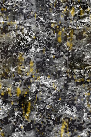 抽象印花华亿平台图片