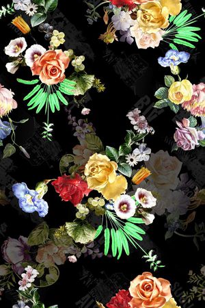 手绘印花华亿平台图片