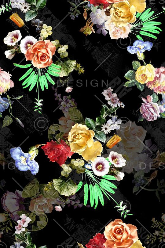 手绘印花华亿平台图片