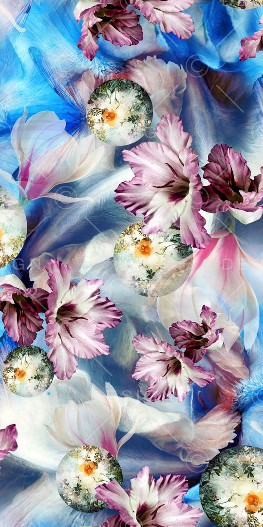 柔美印花华亿平台图片