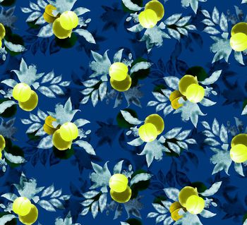 413889-蓝底水果图案