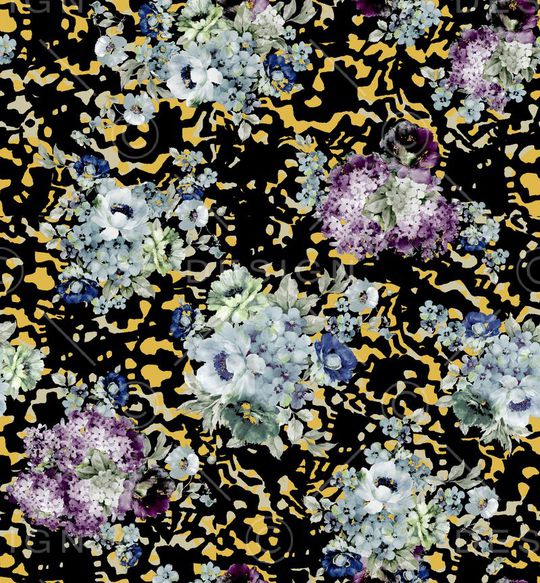 抽象印花华亿平台图片