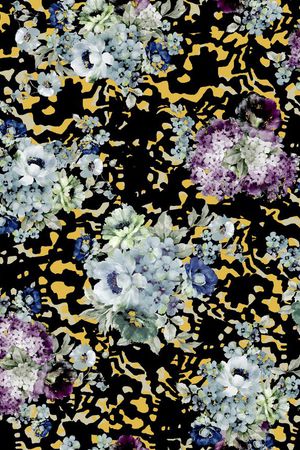 抽象印花华亿平台图片