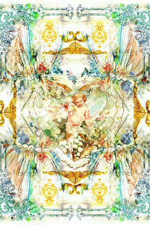 欧式印花华亿平台图片