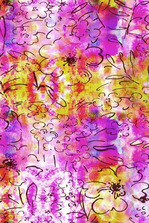 抽象印花华亿平台图片