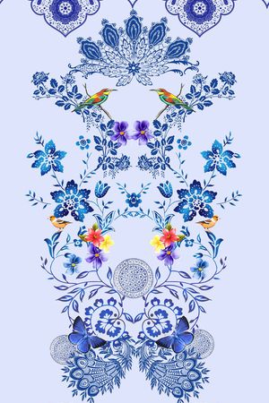 民族风印花华亿平台图片