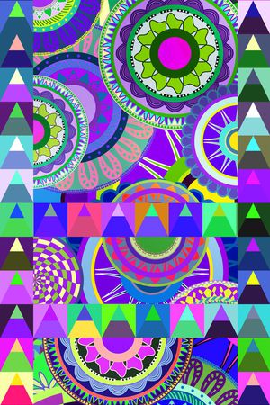 几何印花华亿平台图片