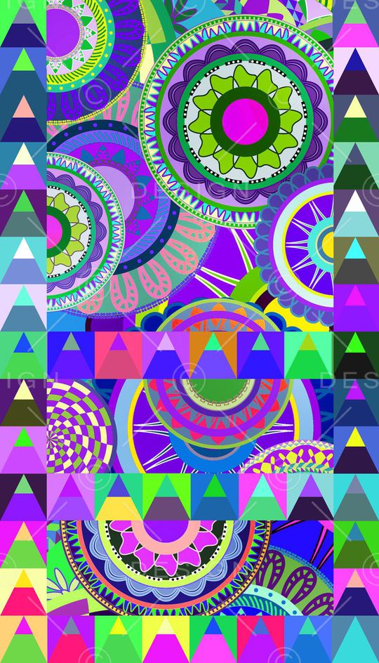 几何印花华亿平台图片