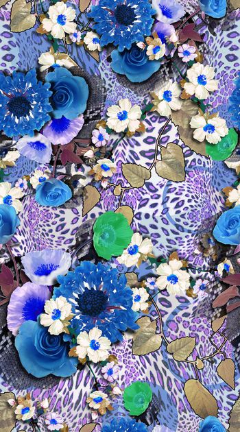 414306-改 机理豹纹系列服装 