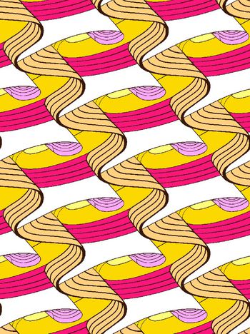 漩涡印花华亿平台图片