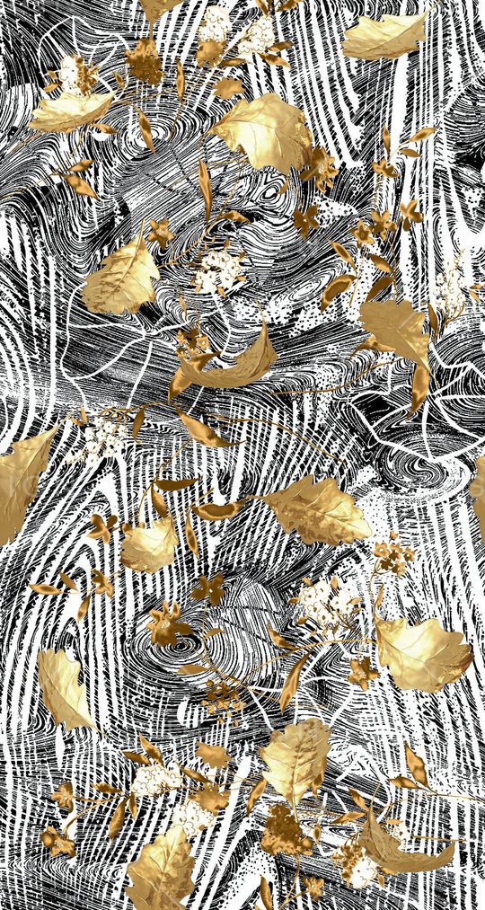 金叶印花华亿平台图片