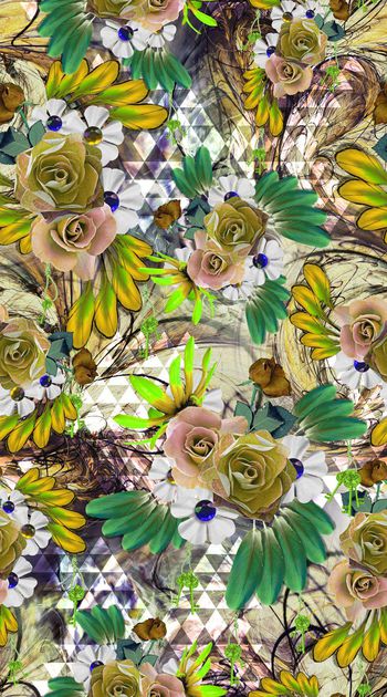 414404-改 花卉 羽毛 钥匙 绳索 服装 