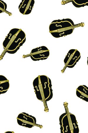 吉他印花华亿平台图片