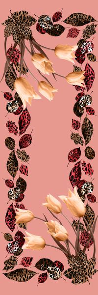 时尚阿拉伯印花华亿平台图片