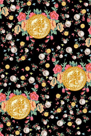 宫庭印花华亿平台图片