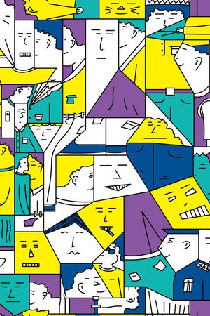 几何印花华亿平台图片