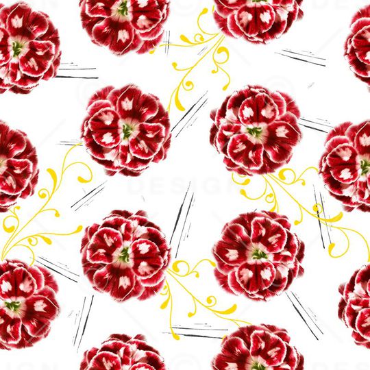 花瓣印花华亿平台图片