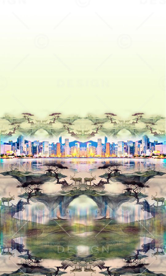 写意印花华亿平台图片