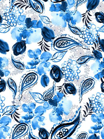 414894-手绘腰果花