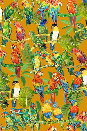 写意 手绘 涂鸦印花华亿平台图片