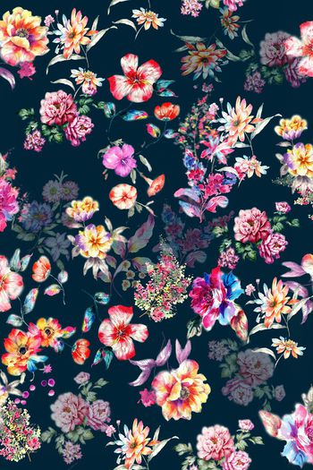 414935-写意 涂鸦花卉 