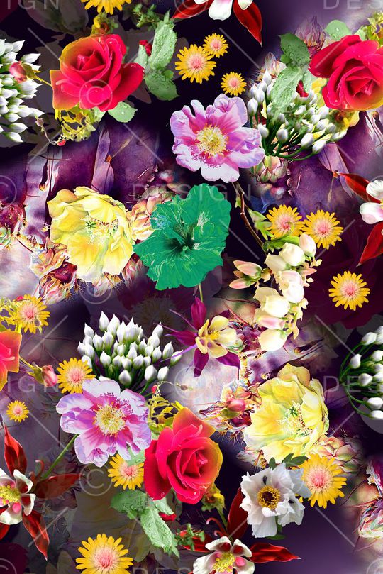 时尚 写实印花华亿平台图片