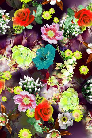 时尚 写实印花华亿平台图片