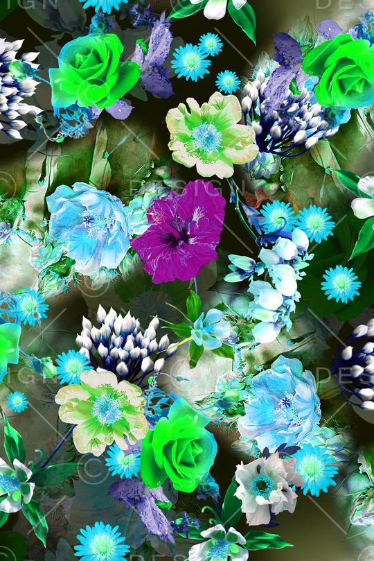 时尚 写实印花华亿平台图片