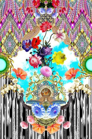 时尚印花华亿平台图片