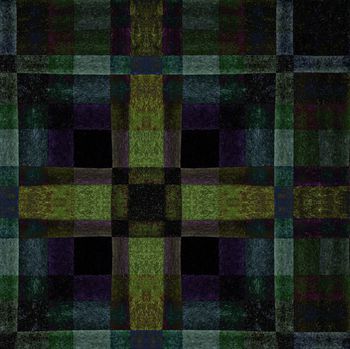 415175-抽象木质纹格子时尚男装衬衫华亿平台