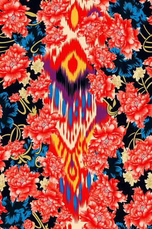 抽象印花华亿平台图片