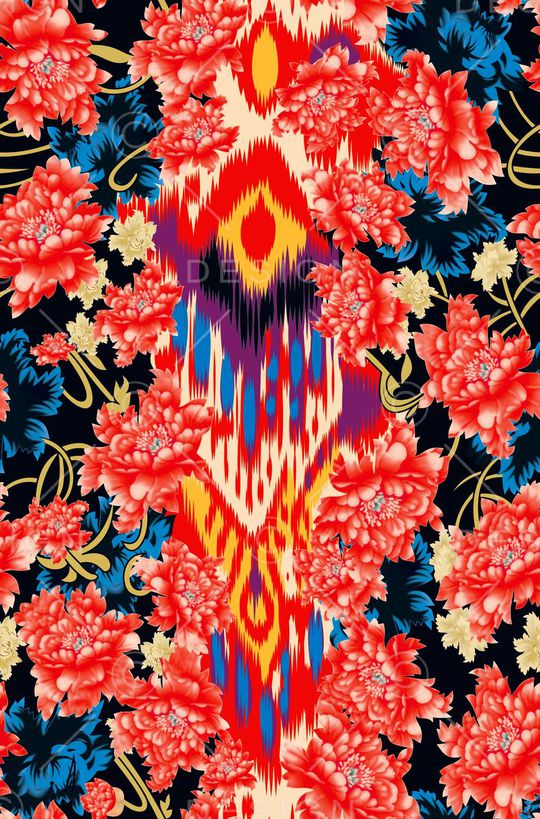 抽象印花华亿平台图片