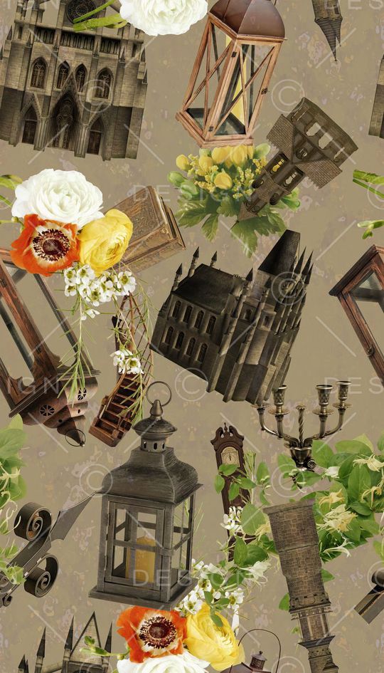 复古印花华亿平台图片