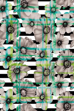 几何印花华亿平台图片